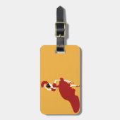 Étiquette À Bagage Danseur flamenco (Devant Vertical)