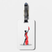 Étiquette À Bagage Danseur flamenco (Dos Vertical)