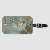 Étiquette À Bagage Danseuse dans Green Edgar Degas (Devant Horizontal)