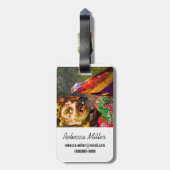 Étiquette À Bagage Danseuse du Festival d'Aisan (Dos Vertical)