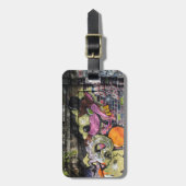 Étiquette À Bagage Dansez Avec Le Graffiti Wolf (Devant Vertical)