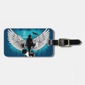 Étiquette À Bagage Darkblue classic Kciafa (Devant horizontal)