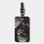 Étiquette À Bagage Dart Spacecraft Et Le Liciacube Avant Impact (Devant Vertical)