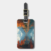 Étiquette À Bagage D'automne à hiver (Devant Vertical)