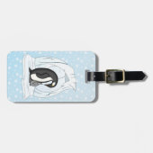 Étiquette À Bagage Davin et Annie l'étiquette de bagage de pingouins (Devant horizontal)