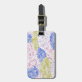 Étiquette À Bagage De Beaux Champs D'Hydrangée (Devant Vertical)