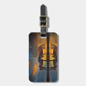 Étiquette À Bagage De beaux chevaux et de l'eau (Devant Vertical)