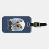 Étiquette À Bagage De ConnecticutEagle fin (Devant horizontal)