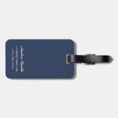 Étiquette À Bagage De MassachusettsEagle fin (Dos horizontal)