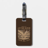 Étiquette À Bagage Death Valley California Sentez La Chaleur (Dos Vertical)