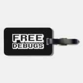 ÉTIQUETTE À BAGAGE DEBUGS GRATUITS (Dos horizontal)