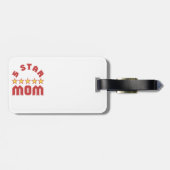 Étiquette À Bagage Décerné 5 étoiles à Maman (Dos horizontal)