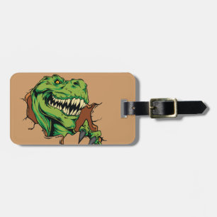 Étiquette À Bagage Déchirures de T Rex