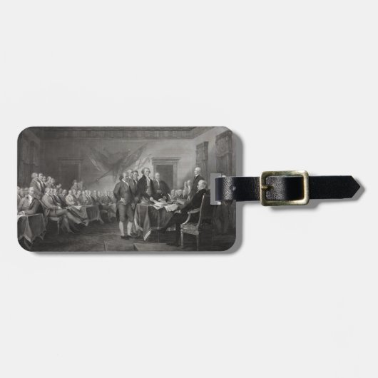 Étiquette À Bagage Déclaration d'indépendance (Devant horizontal)