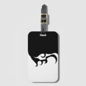 Étiquette À Bagage Deco mod woman (Devant Vertical)