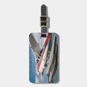 Étiquette À Bagage Décollage d'un plan de mer à Victoria Falls, Zimba (Devant Vertical)