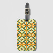 Étiquette À Bagage Decorative retro seamless pattern (Devant Vertical)