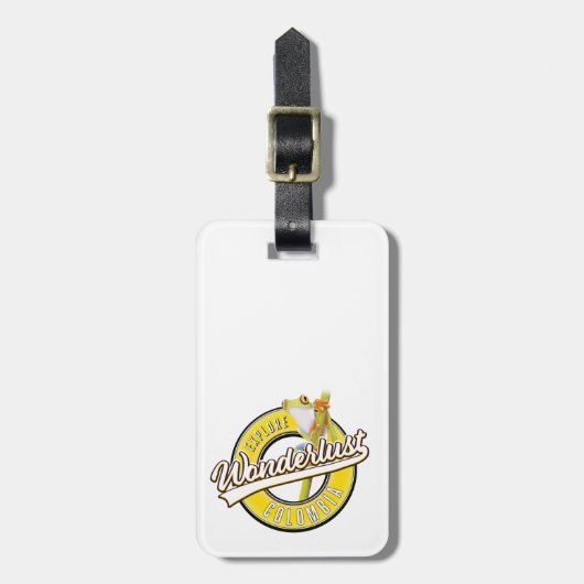 Étiquette À Bagage découvrez la Colombie à merveille (Devant Vertical)