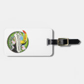 Étiquette À Bagage Découvrez le fabuleux logo de l'Equateur (Devant horizontal)