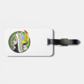 Étiquette À Bagage Découvrez le fabuleux logo de l'Equateur (Dos horizontal)