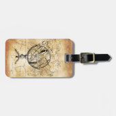 Étiquette À Bagage Découvrez le monde (Devant horizontal)