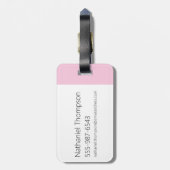 Étiquette À Bagage Dee Dee - I Love Unicorns (Dos Vertical)