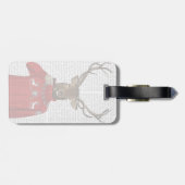 Étiquette À Bagage Deer in Ski Sweater 2 (Dos horizontal)