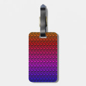 Étiquette À Bagage Dégradé arc-en-ciel Marque de bagage Pangolin (Dos Vertical)