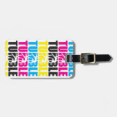 Étiquette À Bagage Dégringolade (Devant horizontal)