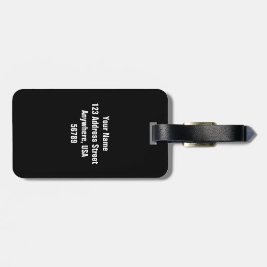 Étiquette À Bagage Dégringolade (Dos horizontal)