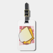 Étiquette À Bagage Délicieux sandwich au fromage Fun Food (Devant Vertical)