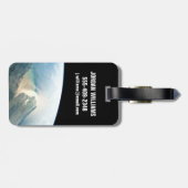 Étiquette À Bagage Delta De La Rivière Irrawaddy En Birmanie (Myanmar (Dos horizontal)