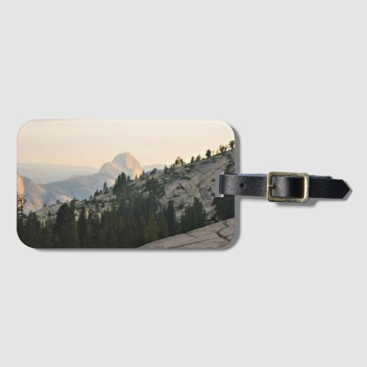 Étiquette À Bagage Demi-dôme de Olmstead Point, Yosemite, CA (Devant Horizontal)