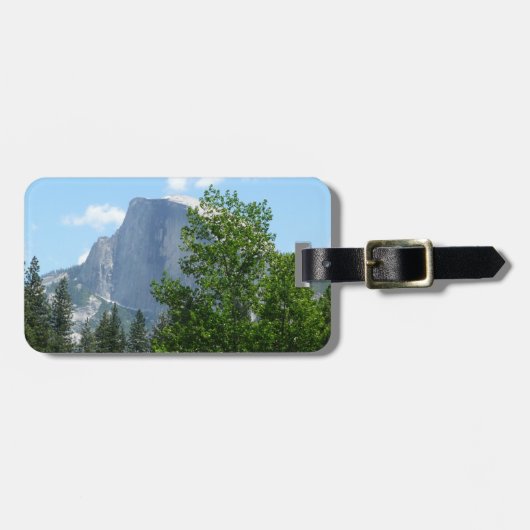 Étiquette À Bagage Demi-dôme en été du parc national Yosemite (Devant horizontal)