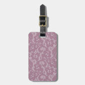 Étiquette À Bagage Dentelle violette (Devant Vertical)