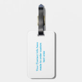 Étiquette À Bagage Département d'étiquette de bagage de stupidité de (Dos Vertical)