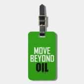 Étiquette À Bagage Dépasser le pétrole (Devant Vertical)