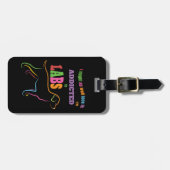 Étiquette À Bagage Dépendant aux laboratoires (Devant horizontal)