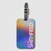 Étiquette À Bagage Déplacement simple couleur (Devant Vertical)