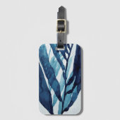 Étiquette À Bagage Dérive bleue I (Devant Vertical)