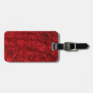 Étiquette À Bagage Des centaines de belles roses rouges