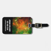 Étiquette À Bagage Des Clusters D'Étoiles Dans La Nebula Nord-América (Devant horizontal)