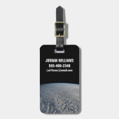 Étiquette À Bagage Des Nuages Stratocumulus Surplombent L'Océan Pacif (Devant Vertical)