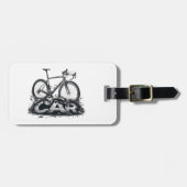 Étiquette À Bagage Des Vélos Sur Des Voitures (Devant horizontal)