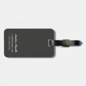 Étiquette À Bagage Descendeur - promo de sport et de plaisir (Dos horizontal)