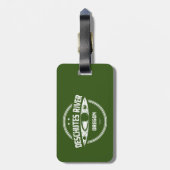 Étiquette À Bagage Deschutes River, Oregon (Dos Vertical)