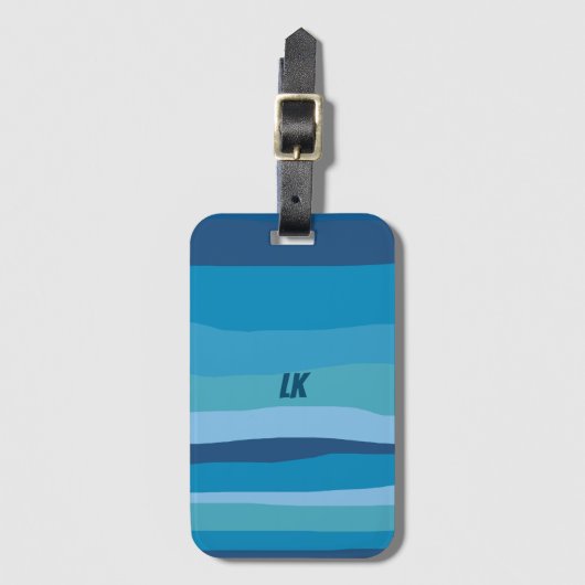 Étiquette À Bagage Désert coloré (Devant Vertical)