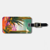 Étiquette À Bagage Desert Peint & Mountain Valley (Devant horizontal)