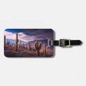 Étiquette À Bagage Deserts | Cactus Landscape Argentina (Devant horizontal)