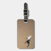 Étiquette À Bagage Deserts | Cow Skull on the Desert Ground (Devant Vertical)